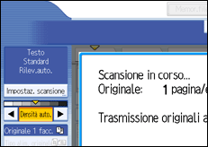 Figura relativa alla schermata del pannello operativo