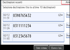 Figura relativa alla schermata del pannello operativo