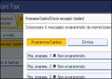 Figura relativa alla schermata del pannello operativo