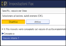 Figura relativa alla schermata del pannello operativo