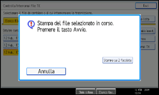 Figura relativa alla schermata del pannello operativo