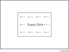 Illustrazione dell'andamento delle fibre