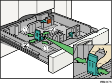 Illustrazione dei vassoi 2 e 3
