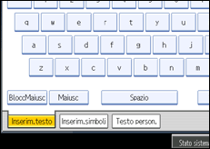 Illustrazione schermata pannello operativo