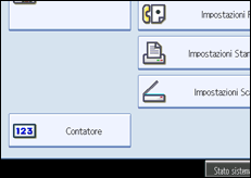 Illustrazione schermata pannello operativo