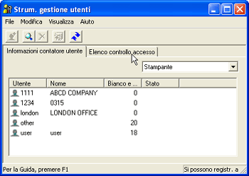 Illustrazione della schermata dell'applicazione