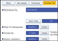 Illustrazione schermata pannello di controllo