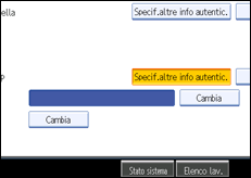 Illustrazione schermata pannello di controllo