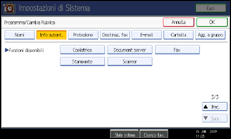 illustrazione schermata pannello di controllo