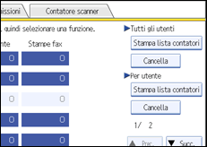 Illustrazione schermata pannello di controllo