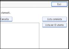 Illustrazione schermata pannello di controllo