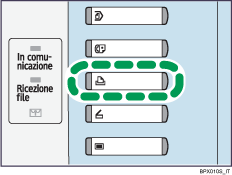 Illustrazione tasto Stampante