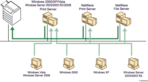 Illustrazione dell'utilizzo in rete