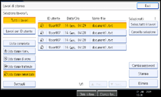 Illustrazione schermata pannello di controllo