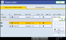 Illustrazione schermata pannello di controllo