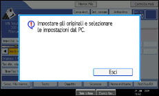 Illustrazione pannello operativo