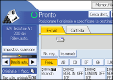 Illustrazione pannello operativo
