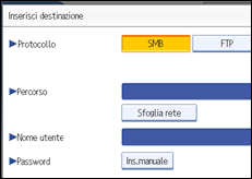Illustrazione pannello operativo