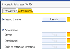 Illustrazione pannello operativo