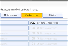 Illustrazione pannello operativo