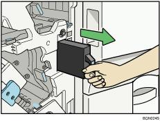 Illustrazione del contenitore dei residui di perforazione