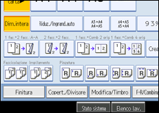 Illustrazione schermata pannello operativo