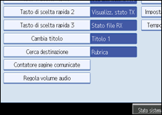 Illustrazione schermata pannello operativo
