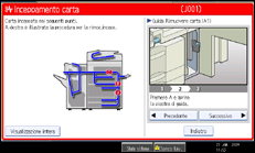 Illustrazione schermata pannello operativo