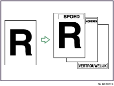 Illustratie van Vaste stempel