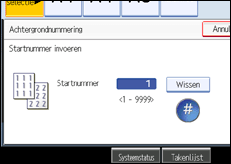 Schermafbeelding bedieningspaneel
