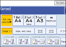 Schermafbeelding bedieningspaneel