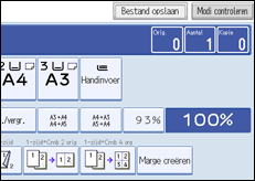 Schermafbeelding bedieningspaneel