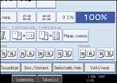 Schermafbeelding bedieningspaneel