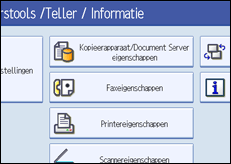 Schermafbeelding bedieningspaneel