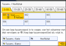 Schermafbeelding bedieningspaneel