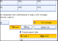 Schermafbeelding bedieningspaneel