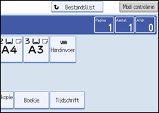 Schermafbeelding bedieningspaneel