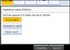 Schermafbeelding bedieningspaneel