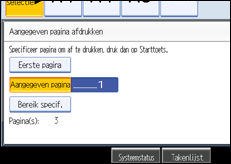 Schermafbeelding bedieningspaneel