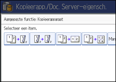 Schermafbeelding bedieningspaneel