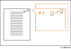 Illustratie van een doorzendteken