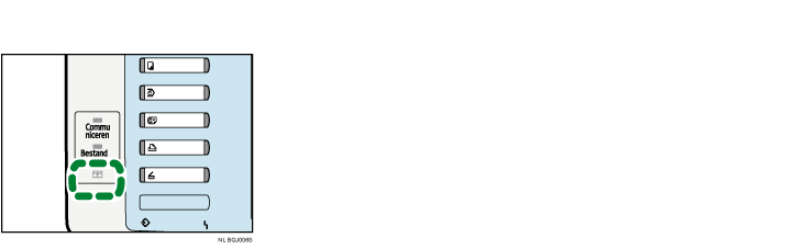 Illustratie van indicator Vertrouwelijk bestand