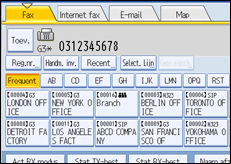 Schermafbeelding Bedieningspaneel