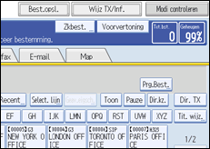 Schermafbeelding Bedieningspaneel