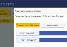 Schermafbeelding Bedieningspaneel