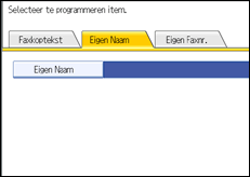 Schermafbeelding Bedieningspaneel