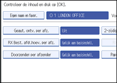 Schermafbeelding Bedieningspaneel