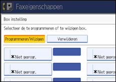 Schermafbeelding Bedieningspaneel