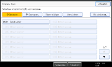 Schermafbeelding Bedieningspaneel