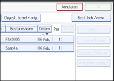 Schermafbeelding Bedieningspaneel